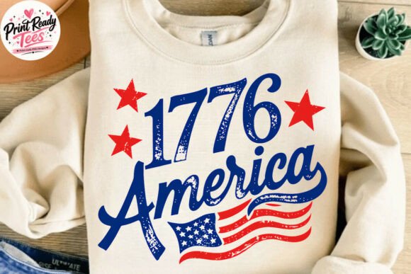 1776 America PNG: The Vintage Patriotic PNG for Your Best Projects