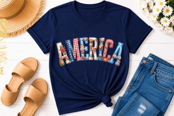 America Floral Patchwork Letters: A Designer’s Guide
