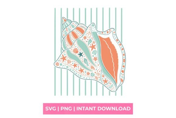 Boho Patterned Seashell Coastal SVG: A Designer's Guide to Coastal Charm