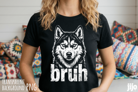Bruh Wolf Animal Humor PNG: A Designer's Take on Viral Appeal