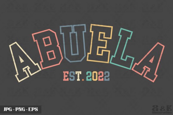 Celebrating Abuela EST: New Grandma Baby Announcement
