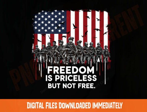 Freedom Priceless PNG: A Veteran Tribute in Art