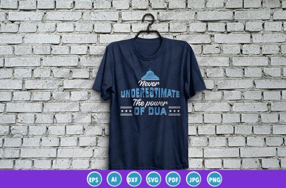 Islamic Motivational Typography Tee: Design That Speaks Volumes