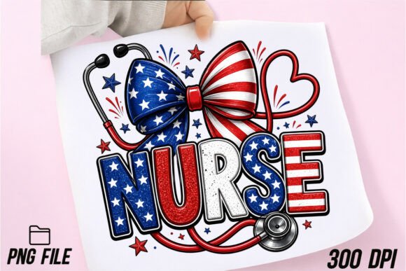 Patriotic Nurse PNG: Creative Uses for Your 4th of July Design