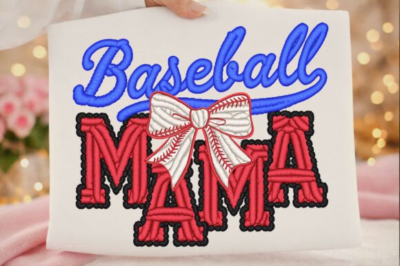 The Embroidered Preppy Baseball Mama Graphic: A Design Deep Dive